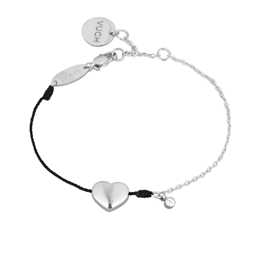 Bransoletka Shiny Heart Black
