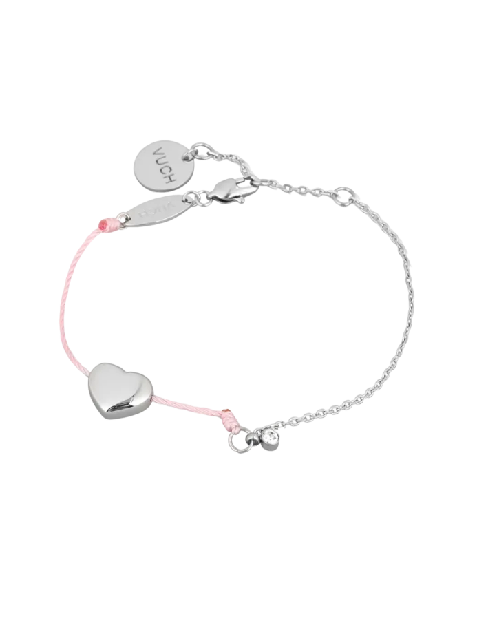 Bransoletka Shiny Heart Pink