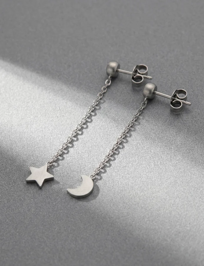 Kolczyki Infinity Silver
