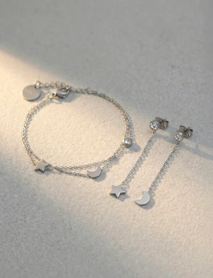 Kolczyki Infinity Silver