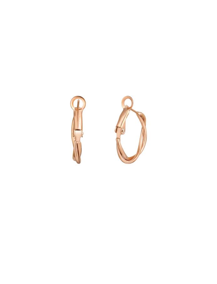 Kolczyki Aster Rose Gold