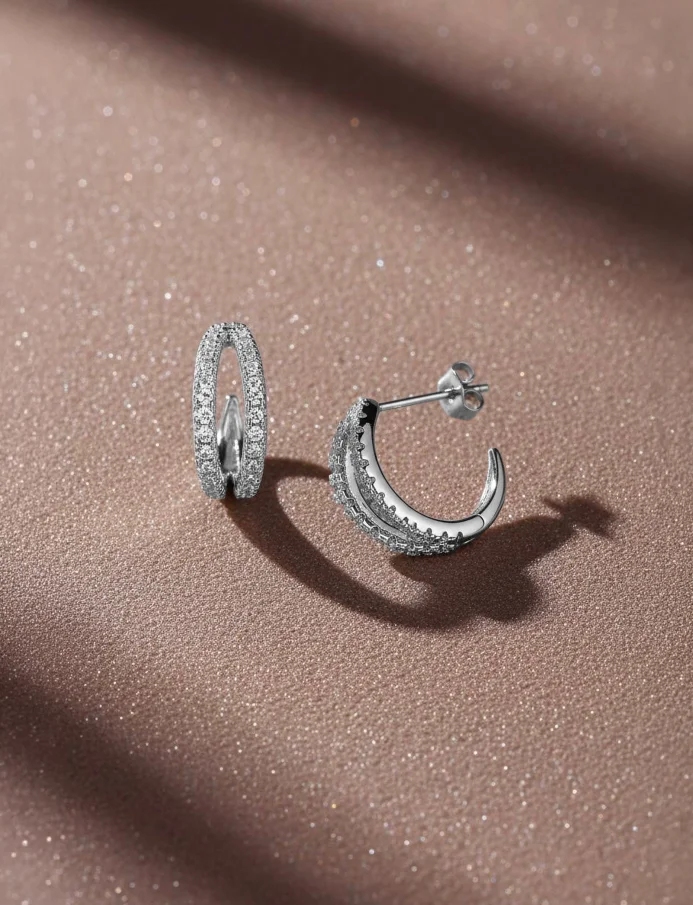 Kolczyki Amity Silver