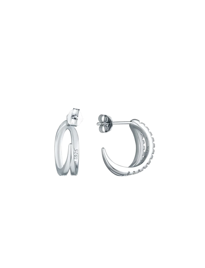 Kolczyki Amity Silver