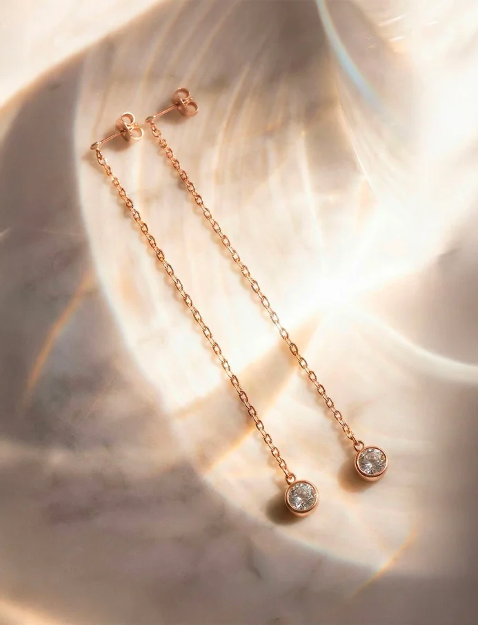 Kolczyki Saria Rose Gold