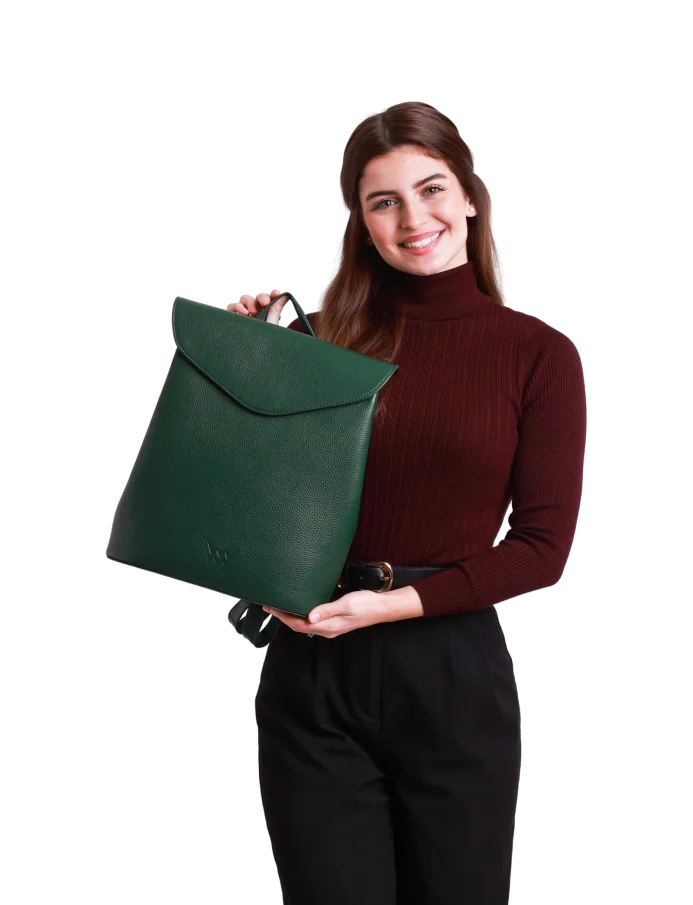 Joanna Leather Green