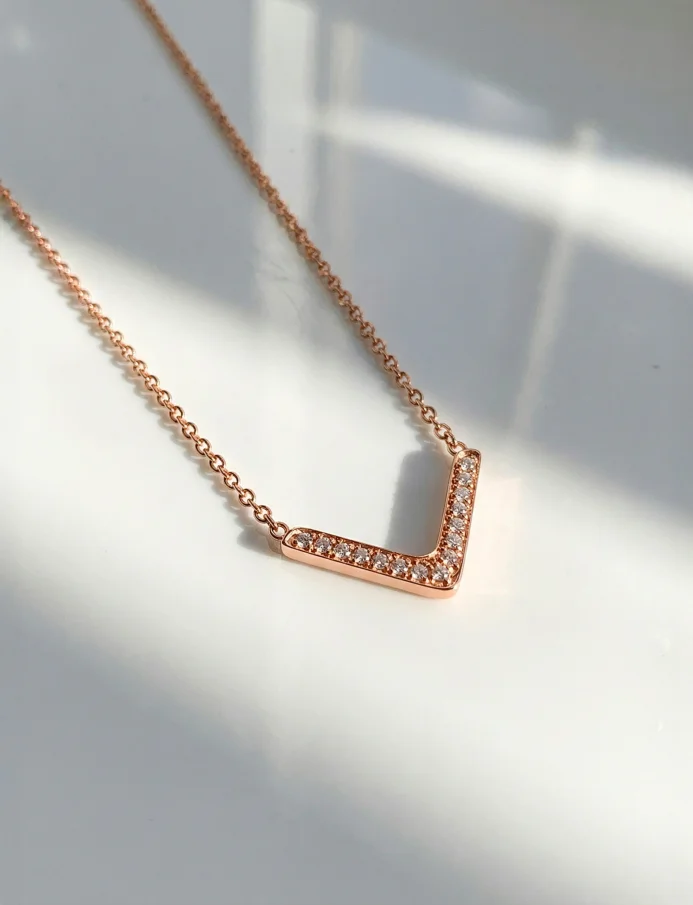 Naszyjnik Amelora Rose Gold