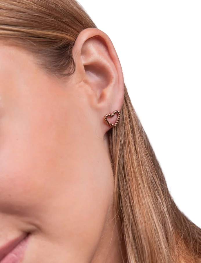 Kolczyki Arisca Rose Gold