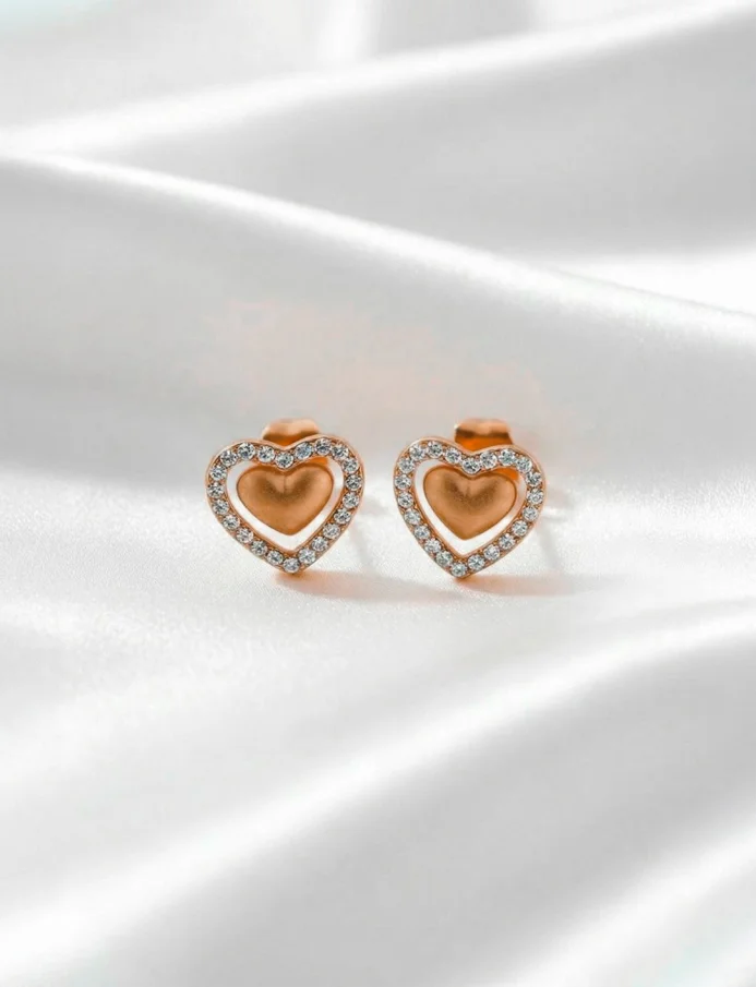 Kolczyki Lunira Rose Gold