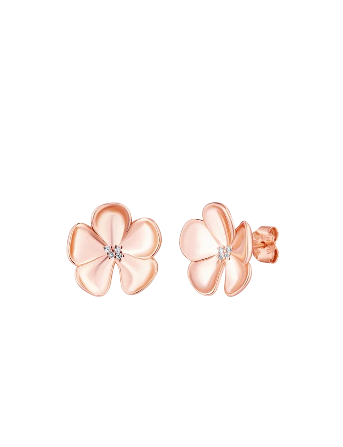 Kolczyki Floret Rose Gold
