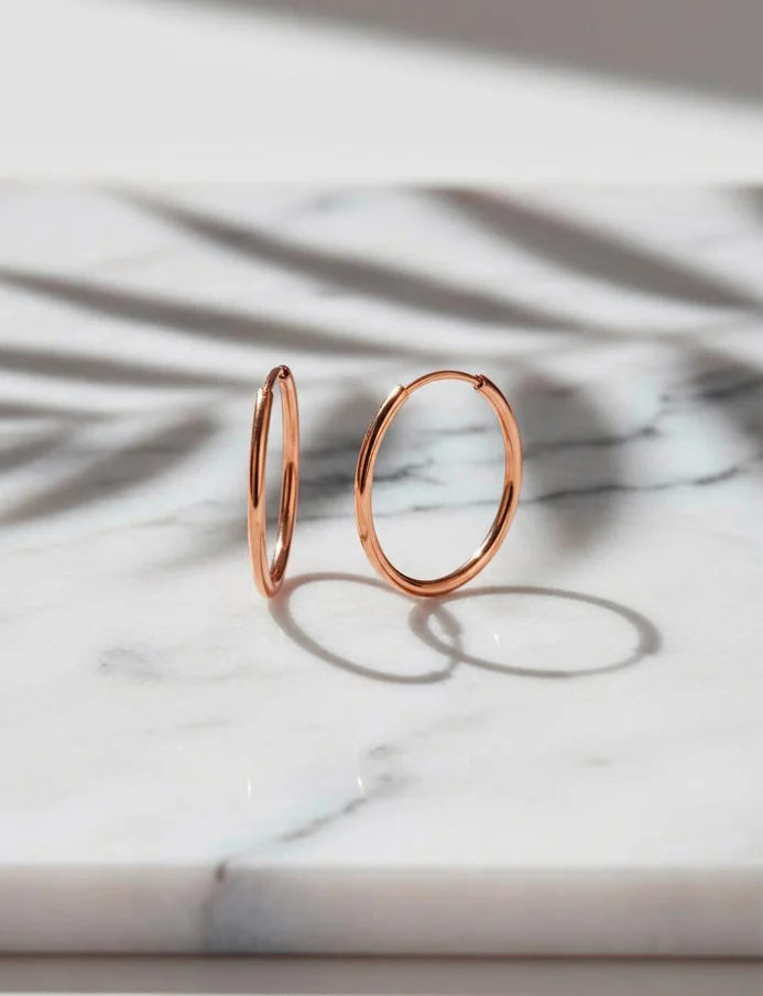 Kolczyki Yetta Middle Rose Gold