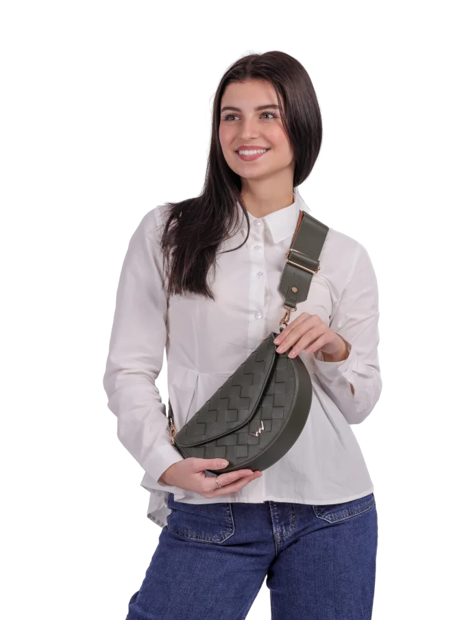 Tricia Intrecciato Olive