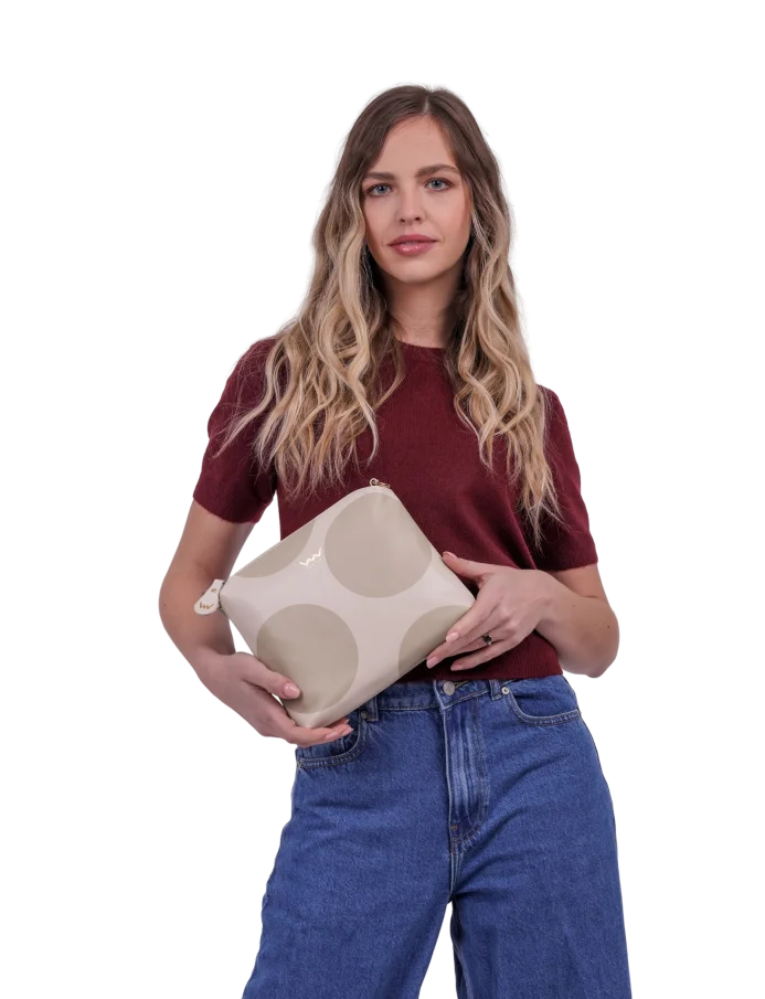 Coalie Big Dot Beige