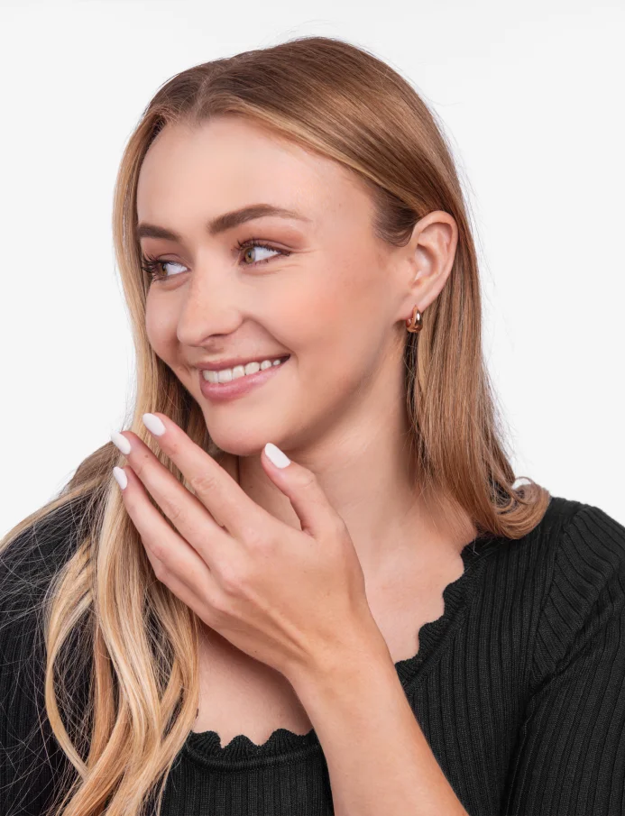 Kolczyki Ringela Rose Gold