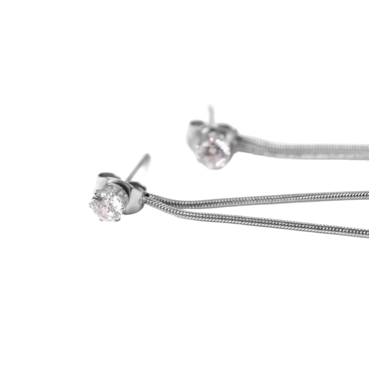 Kolczyki Bowy Silver