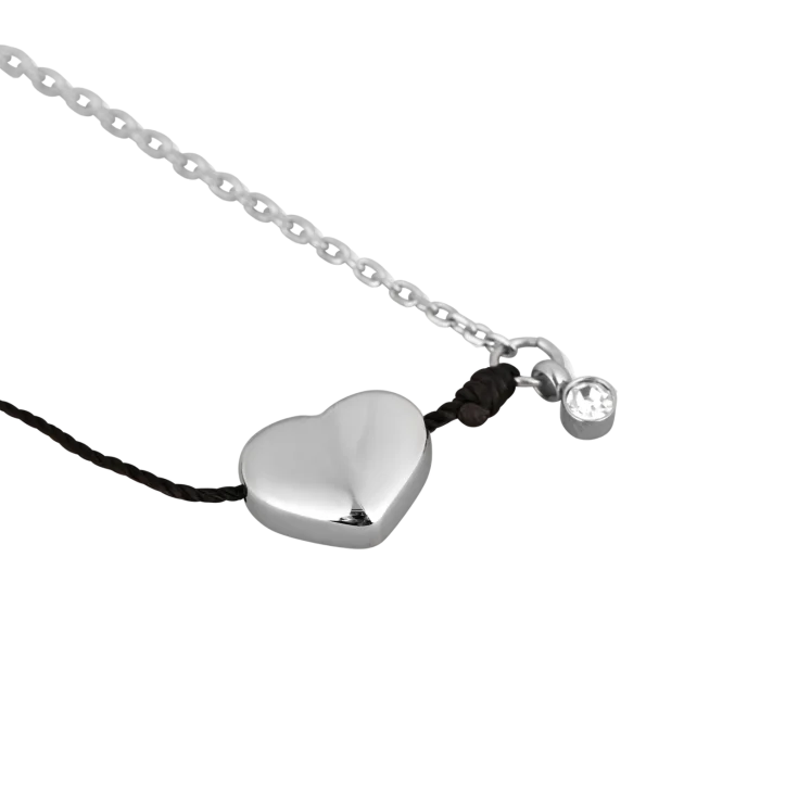 Bransoletka Shiny Heart Black