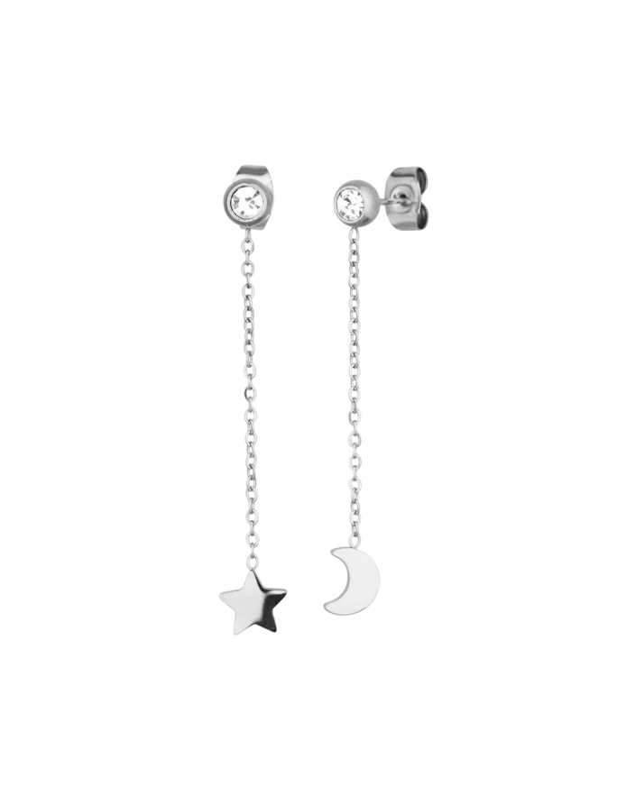 Kolczyki Infinity Silver