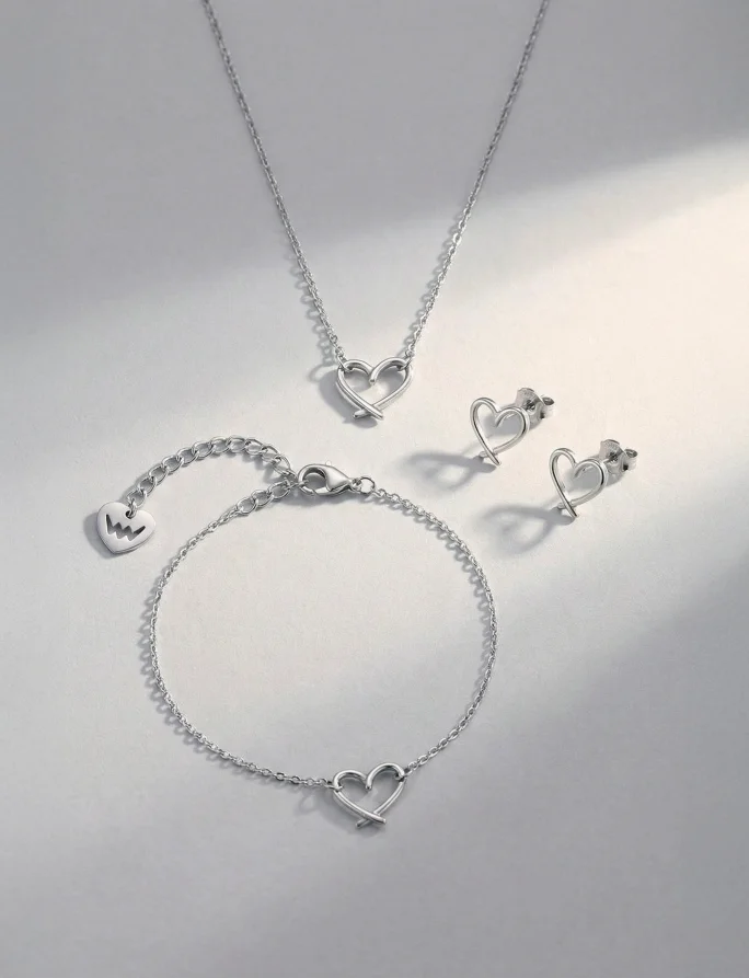 Kolczyki Emery Silver