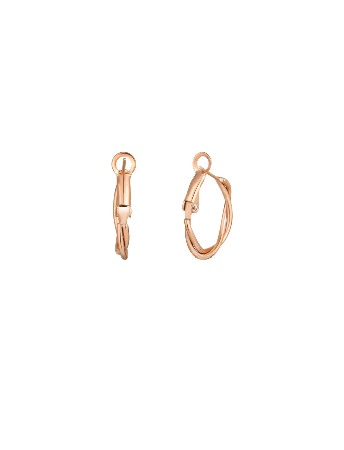 Kolczyki Aster Rose Gold