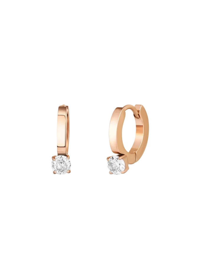 Kolczyki Manilla Rose Gold