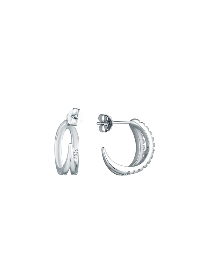 Kolczyki Amity Silver