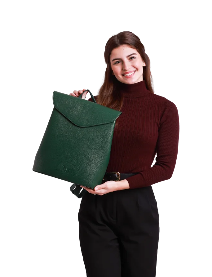 Joanna Leather Green