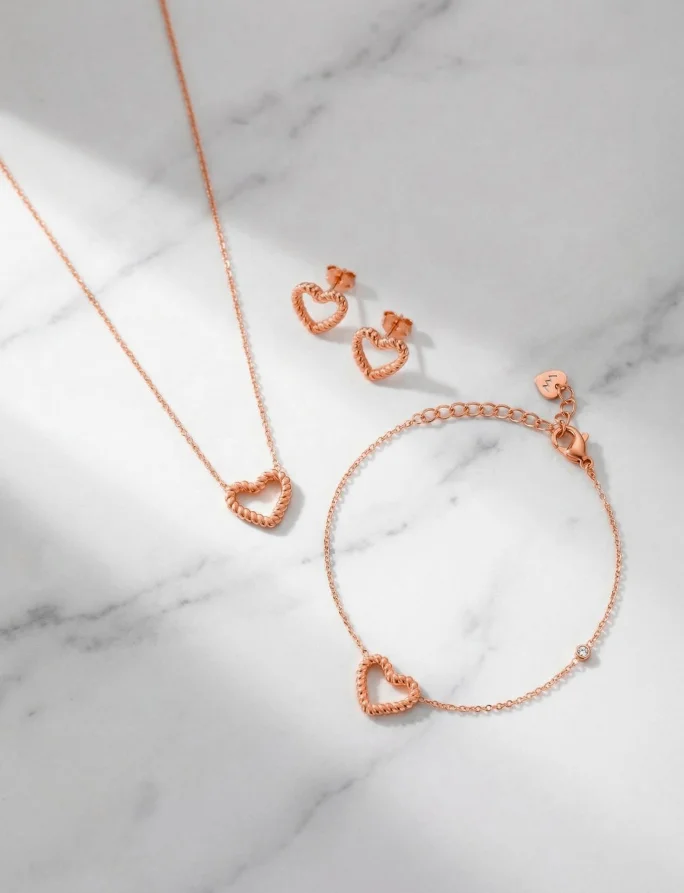 Kolczyki Arisca Rose Gold