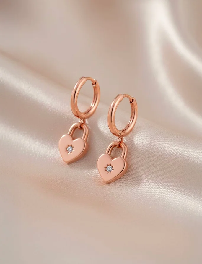 Kolczyki Zibella Rose Gold