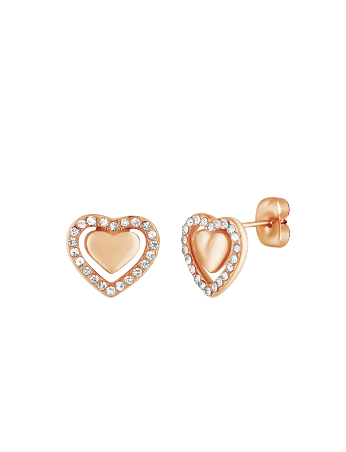 Kolczyki Lunira Rose Gold