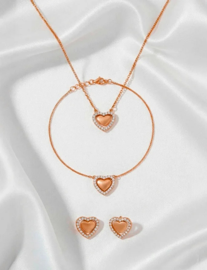 Kolczyki Lunira Rose Gold