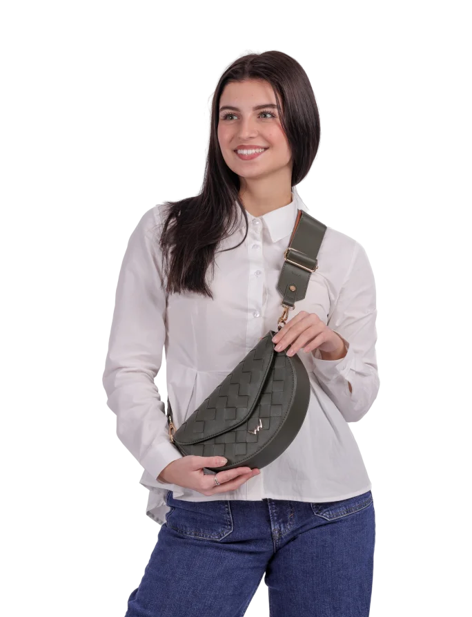 Tricia Intrecciato Olive