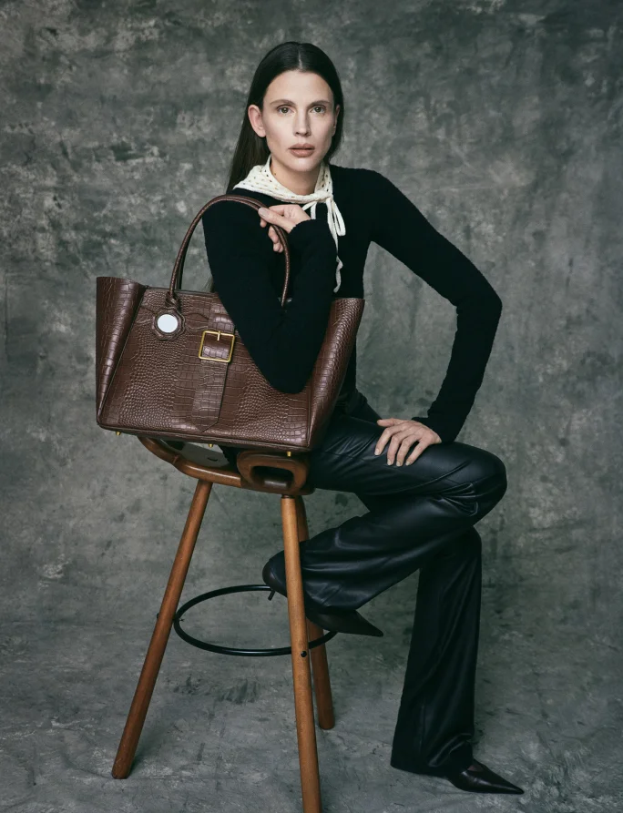 Baronne Brown Croco