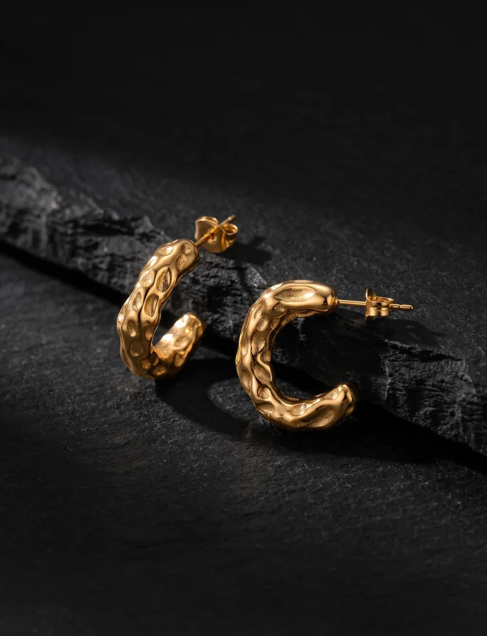 Kolczyki Lyrae Gold