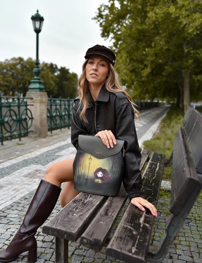 Olivia Flap Backpack