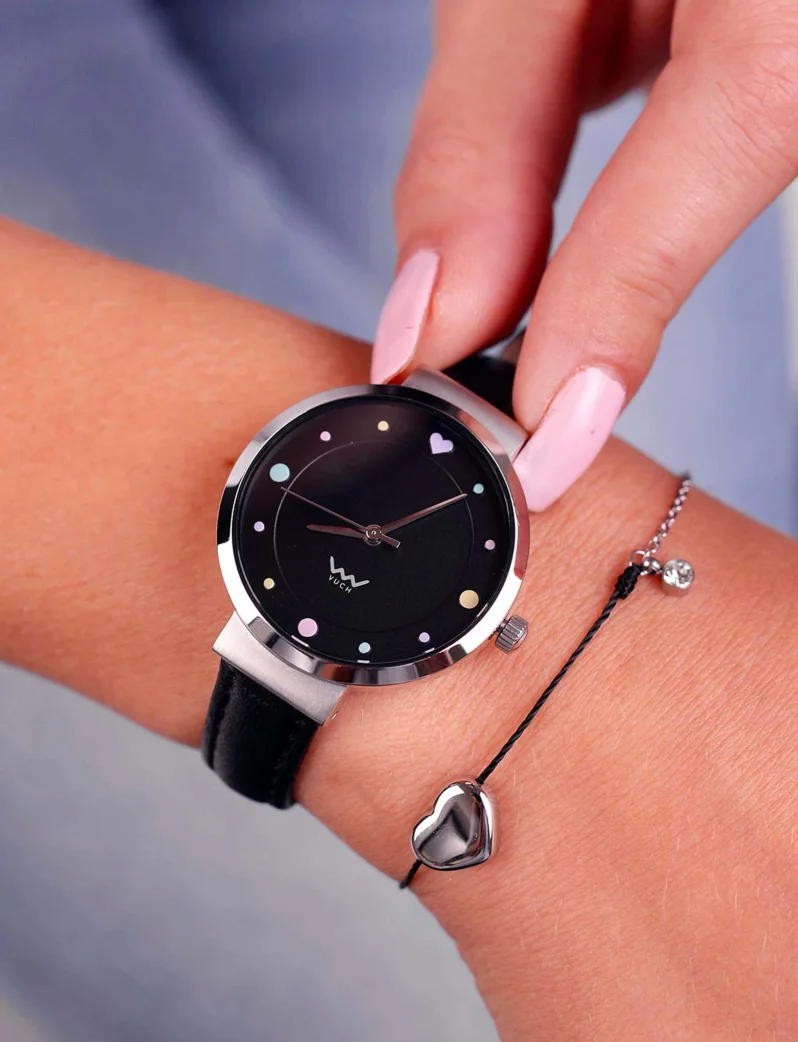 Bransoletka Shiny Heart Black