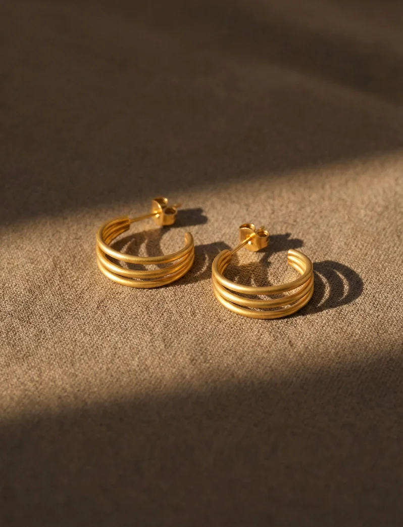 Kolczyki Elegy Gold