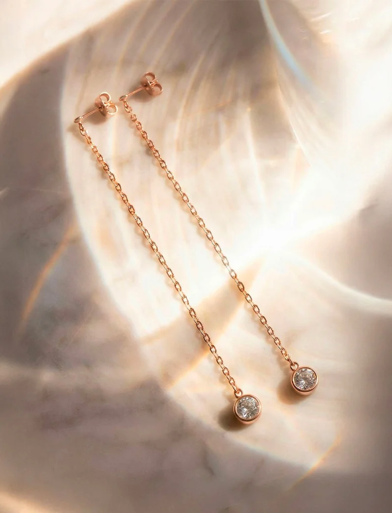Kolczyki Saria Rose Gold