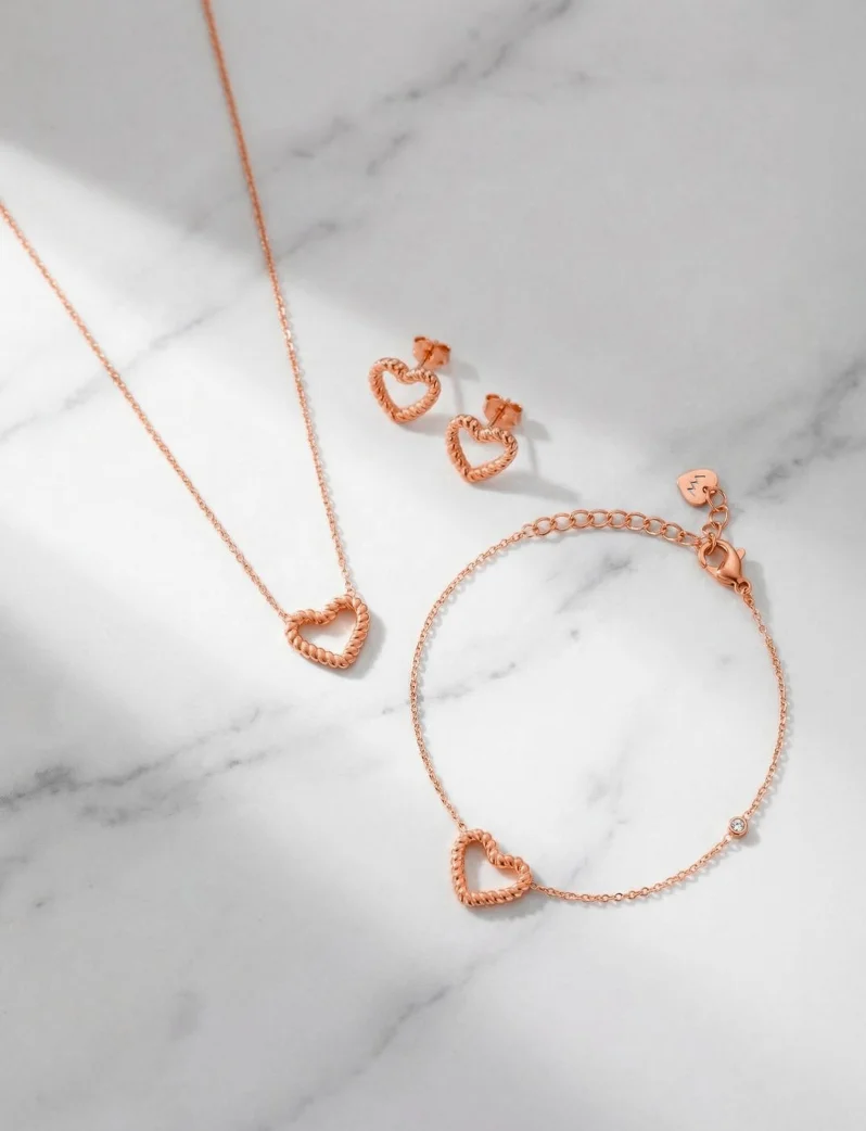 Naszyjnik Arisca Rose Gold