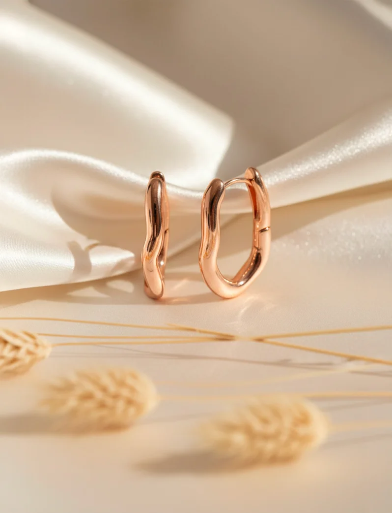 Kolczyki Lauvien Rose Gold