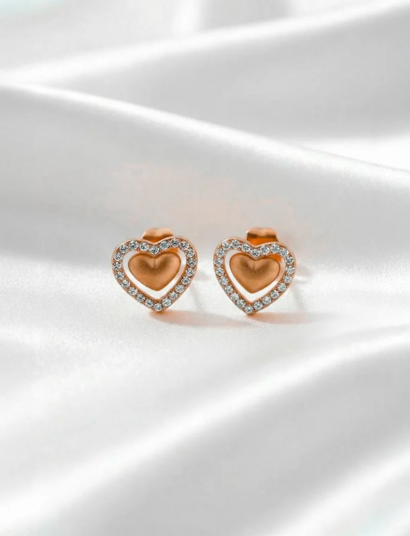 Kolczyki Lunira Rose Gold