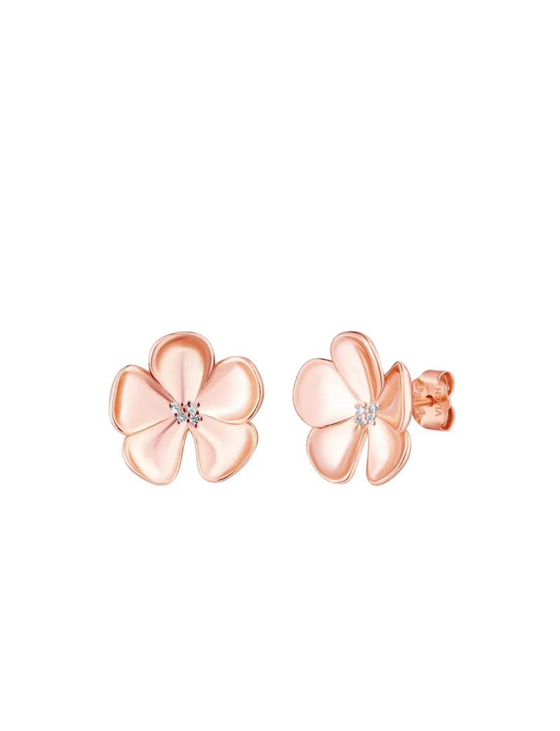 Kolczyki Floret Rose Gold