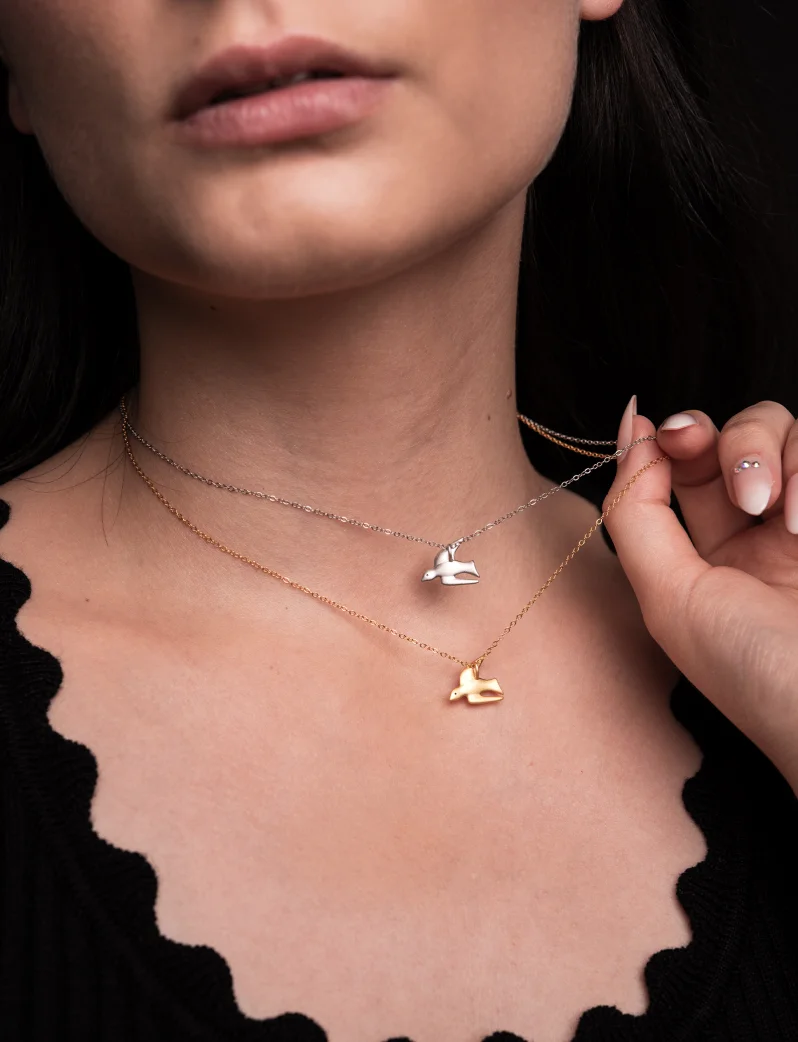 Naszyjnik Dove Rose Gold