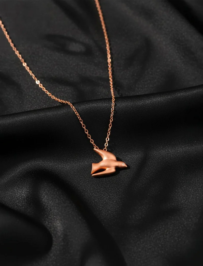 Naszyjnik Dove Rose Gold