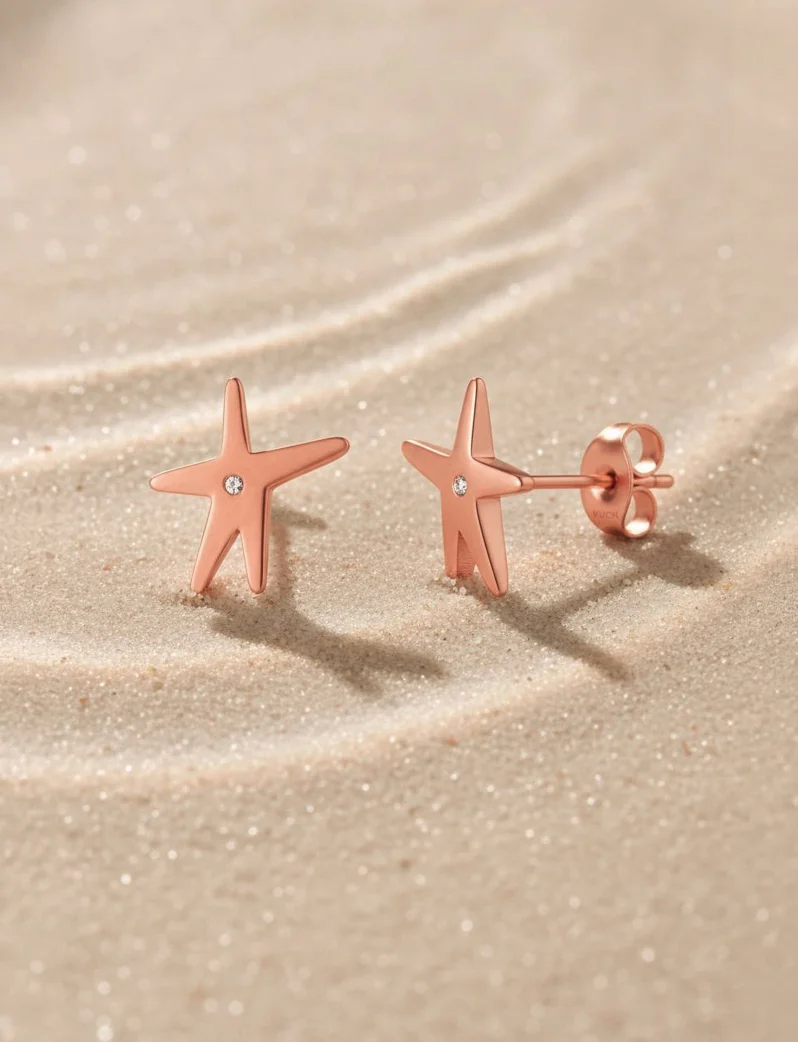 Kolczyki Nyxa Rose Gold