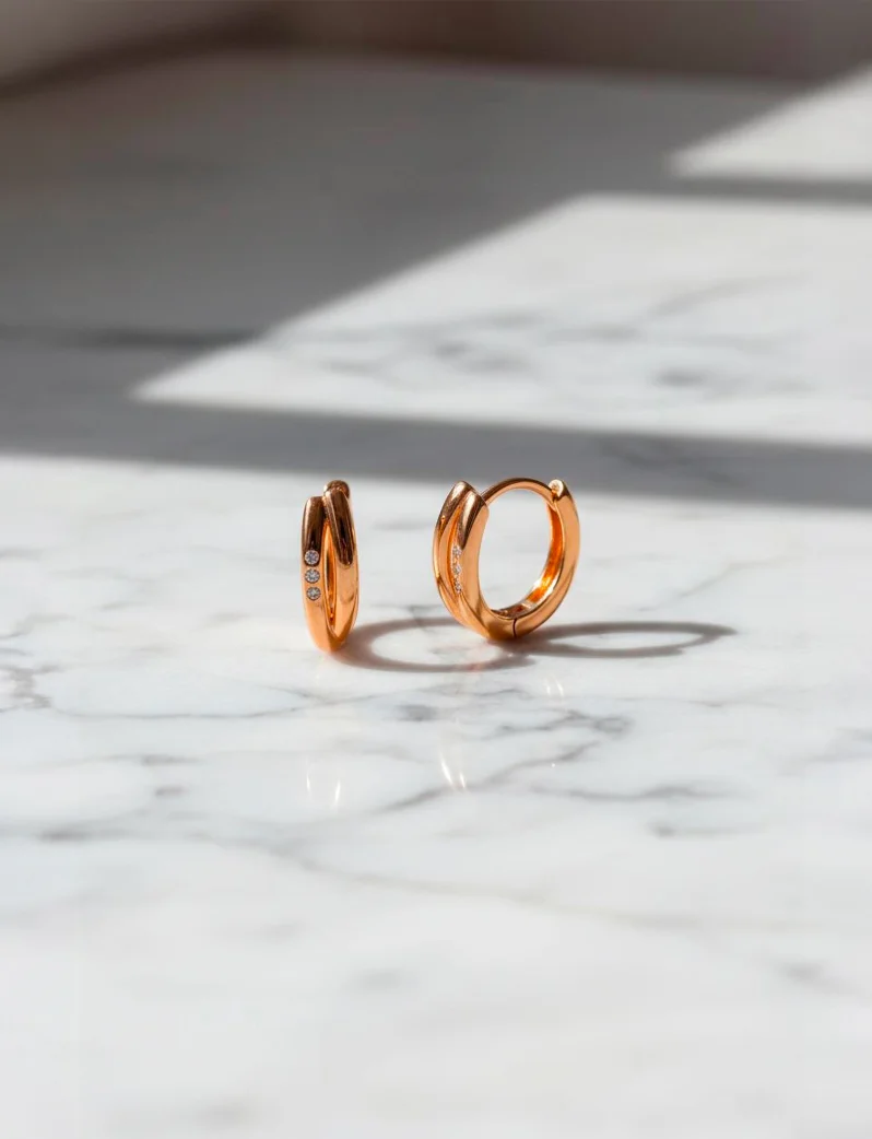 Kolczyki Elysium Rose Gold