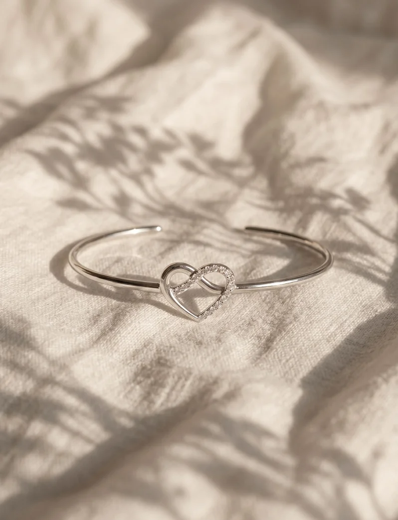 Bransoletka Annie Heart Silver