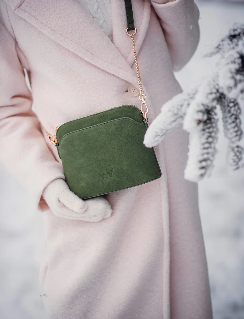 Fossy Mini Suede Green