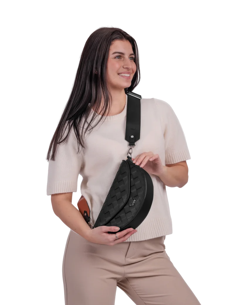 Tricia Intrecciato Black