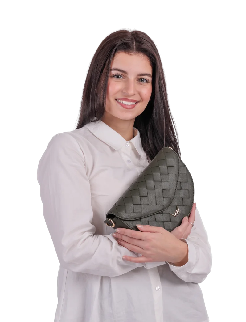 Tricia Intrecciato Olive
