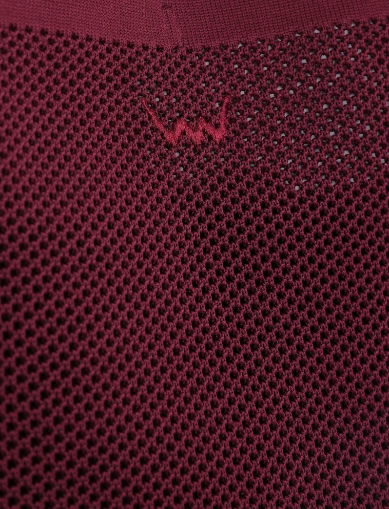 Gardell Knit Wine Red