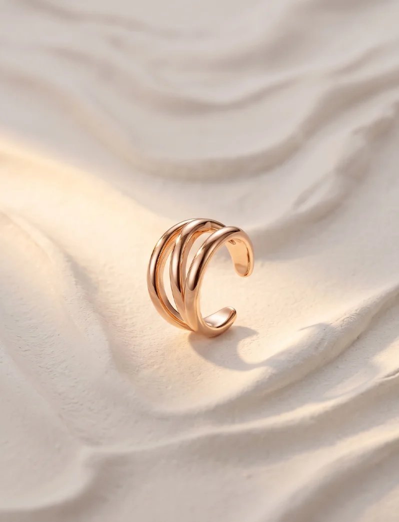 Kolczyki Rift Rose Gold